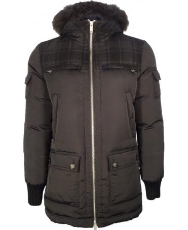 Iceberg Coat Check Panel With Fur Hood