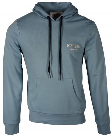 Iceberg Hoodie Overhead Logo Emb Chest