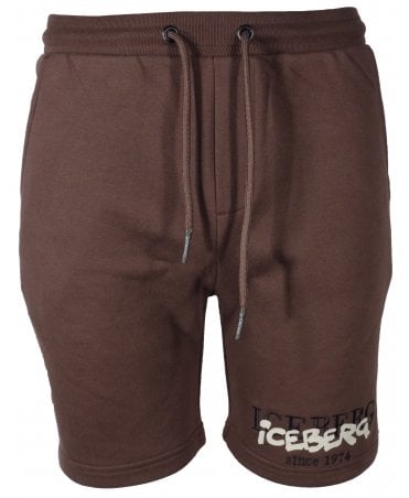 Iceberg Shorts Sweat Emb/print Logo Leg