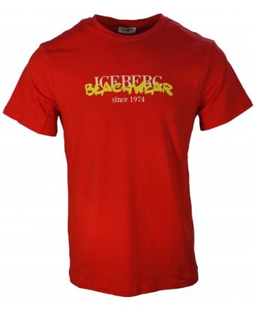 Iceberg T-shirt Beach Logo Front Chest