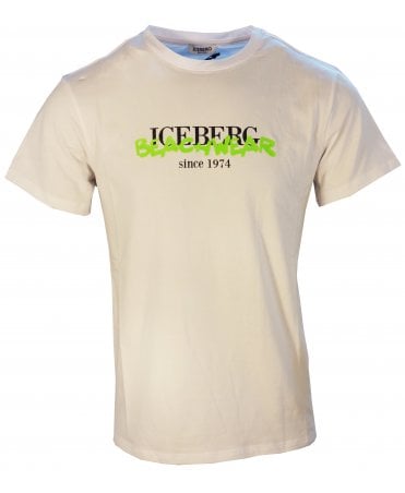 Iceberg T-shirt Beach Logo Front Chest