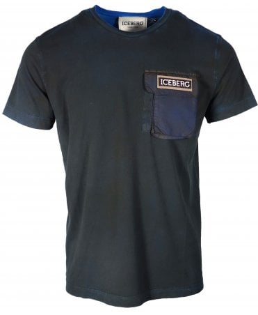 Iceberg T-shirt Indigo Shell Logo Pocket