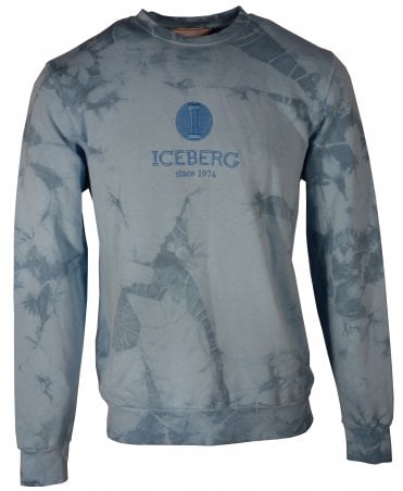 Iceberg Top Sweat Tyedye Emb Logo Chest