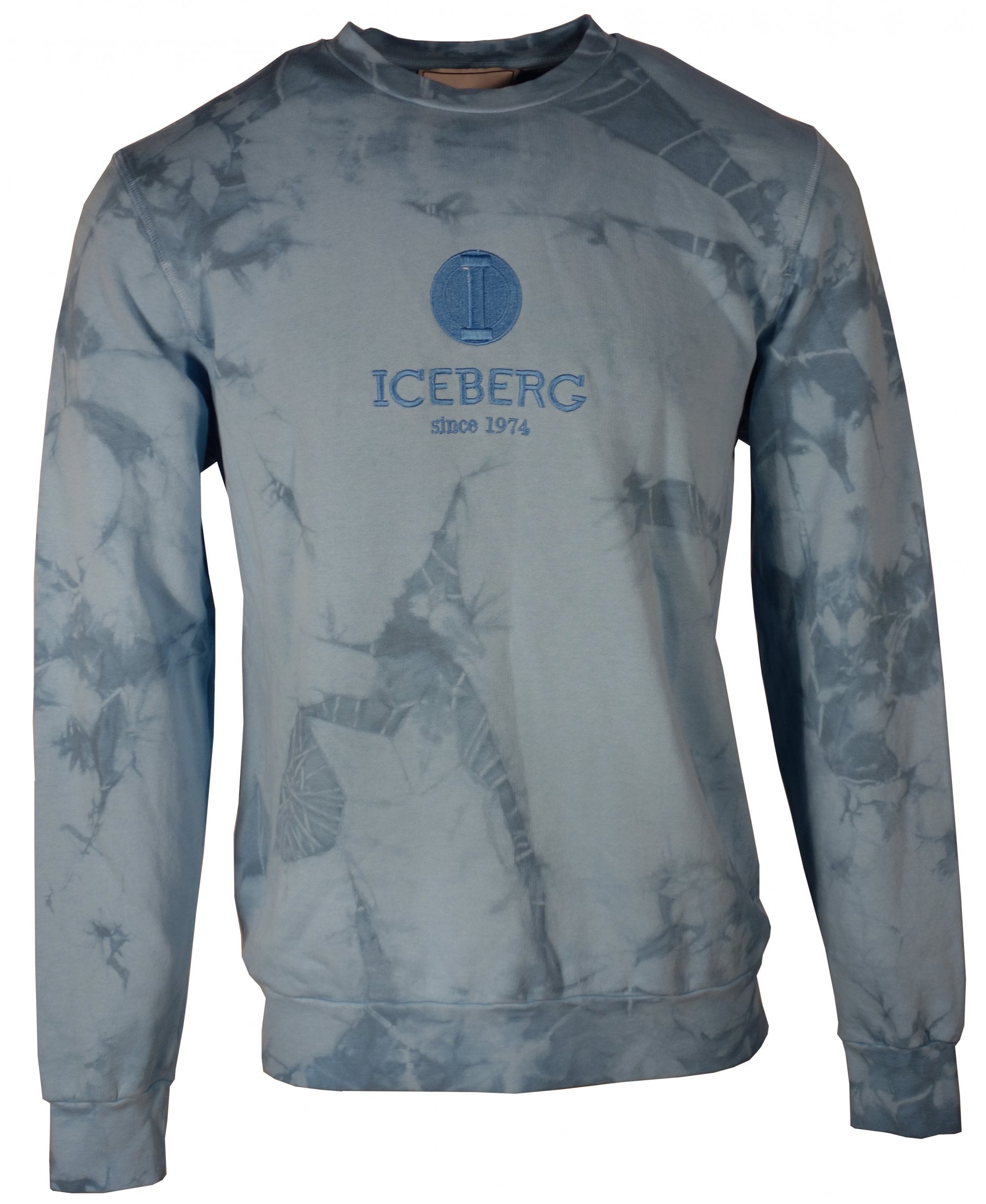 Iceberg Top Sweat Tyedye Emb Logo Chest Es01 6318