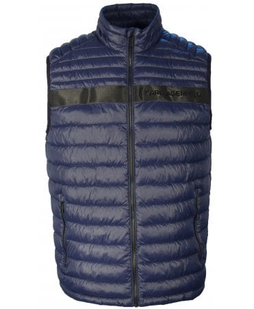 Karl Lagerfeld Gilet Tape Chest/ Logo