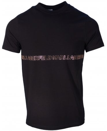 Karl Lagerfeld T-shirt Logo Across Body