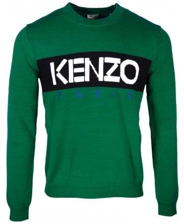 Kenzo Knitwear Band Logo Across Chest
