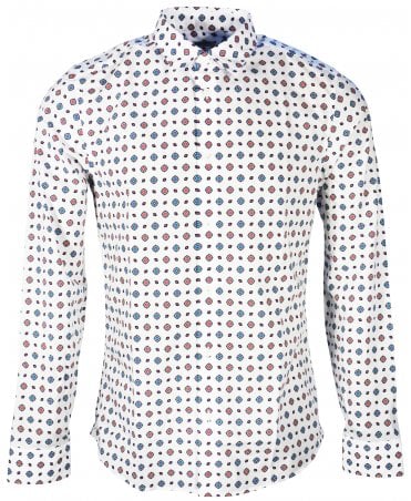 Kenzo Shirt All Over Pattern Logo Side