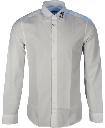 Kenzo Shirt Flower Embroidery Collar