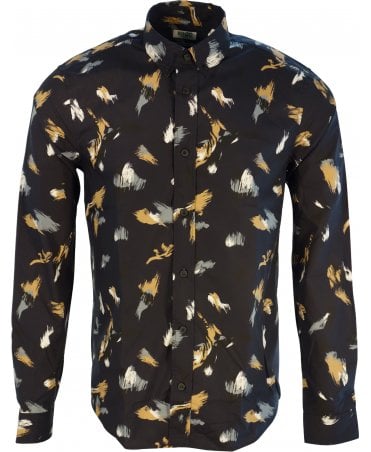 Kenzo Shirt Smudge Effect Pattern