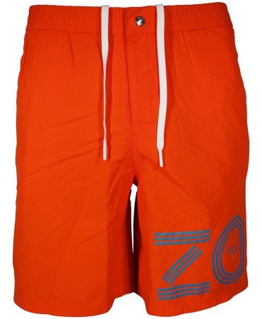 Kenzo Shorts Beach Kenzo Logo Leg Long