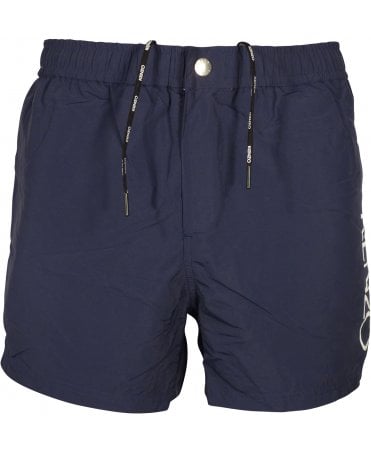 Kenzo Shorts Beachwear Logo Left Leg