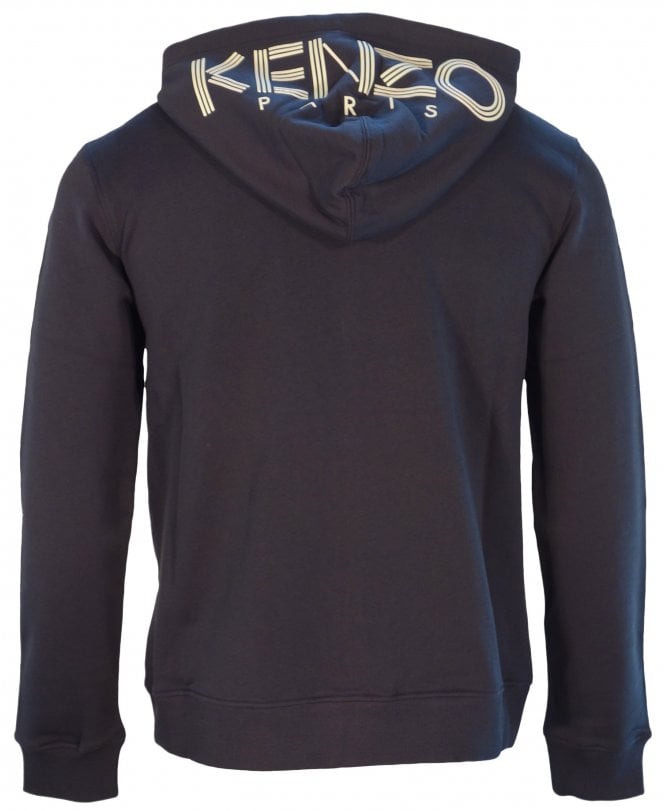 Kenzo Top Hooded Paris Logo Hood