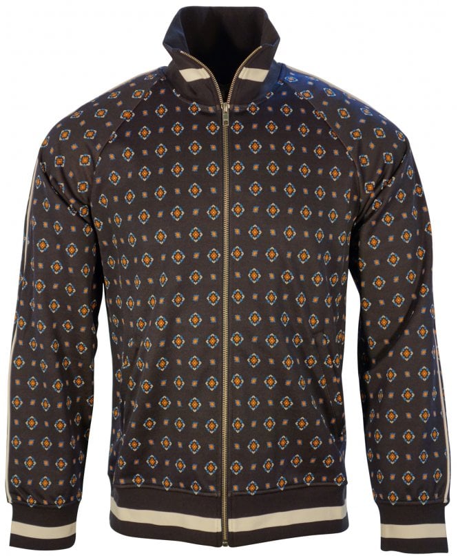 Kenzo Top Retro Zipper All Over Pattern