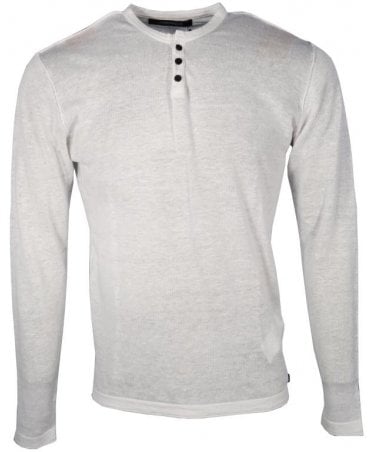 Lagerfeld Knit Grandad Light Weight Knit