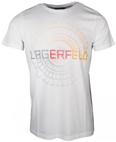 Lagerfeld T-shirt Reverse Print Logo