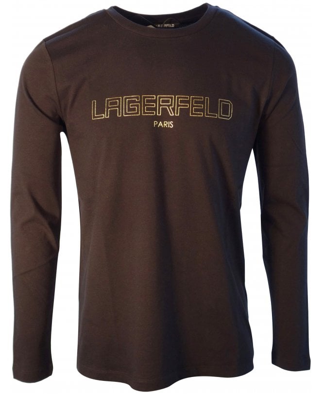 Karl Lagerfeld Lagerfeld Top/tee Metalic Logo Front