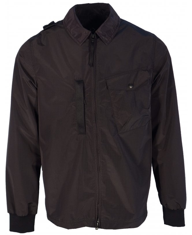 Ma Strum Overshirt Grid Nylon Shell