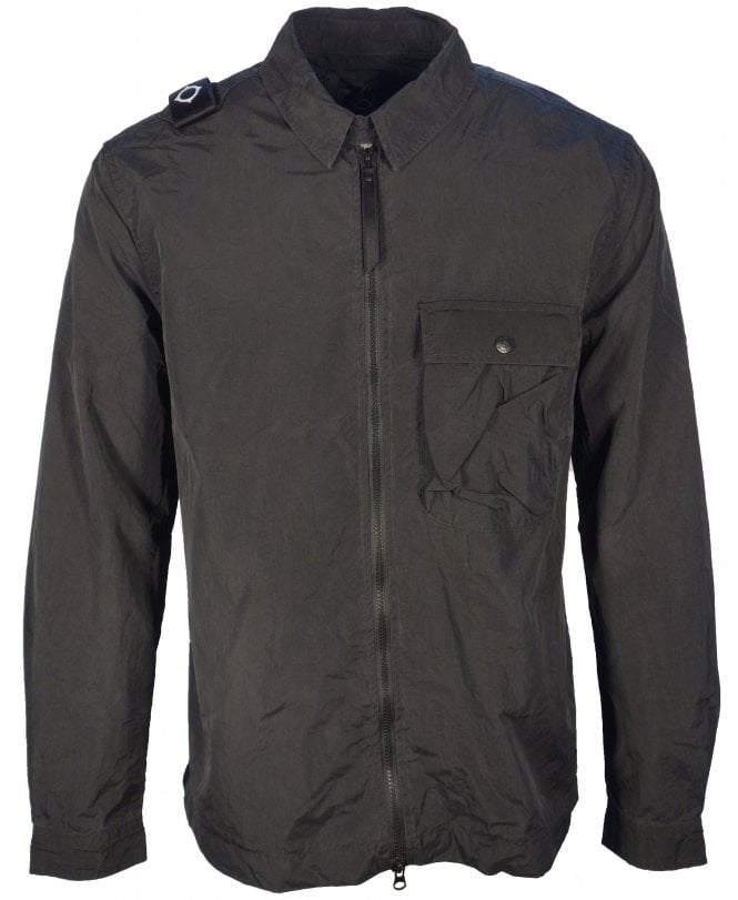 Ma Strum Ma.strum Overshirt Zipper Washed Shell