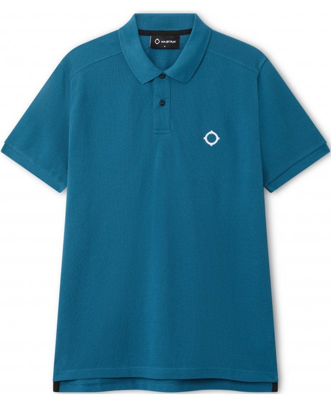 Ma Strum Polo Washed Pique Icon Logo