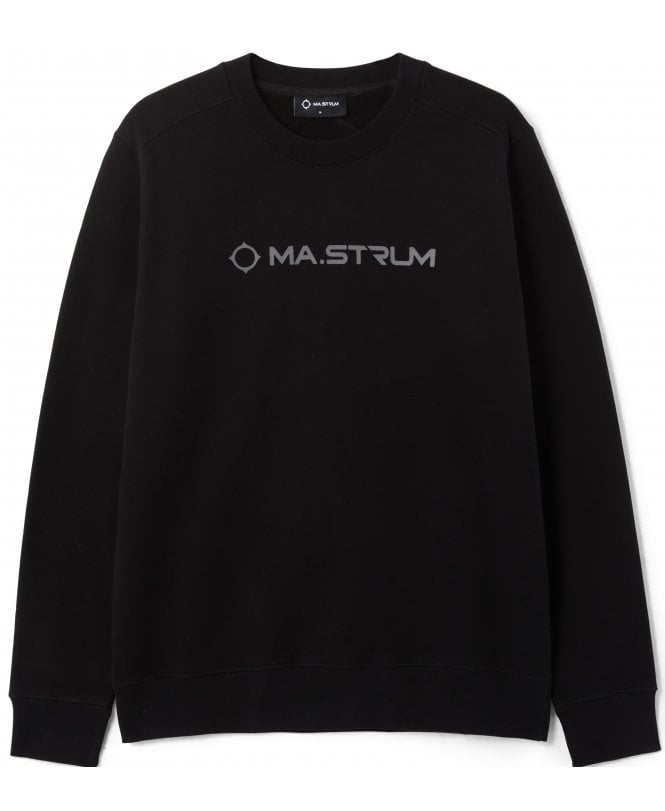 Ma Strum Sweat Text Logo Print Chest