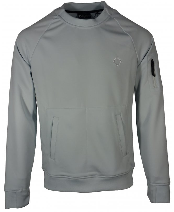 Ma Strum Ma.strum Top Tech Fabric Logo Chest