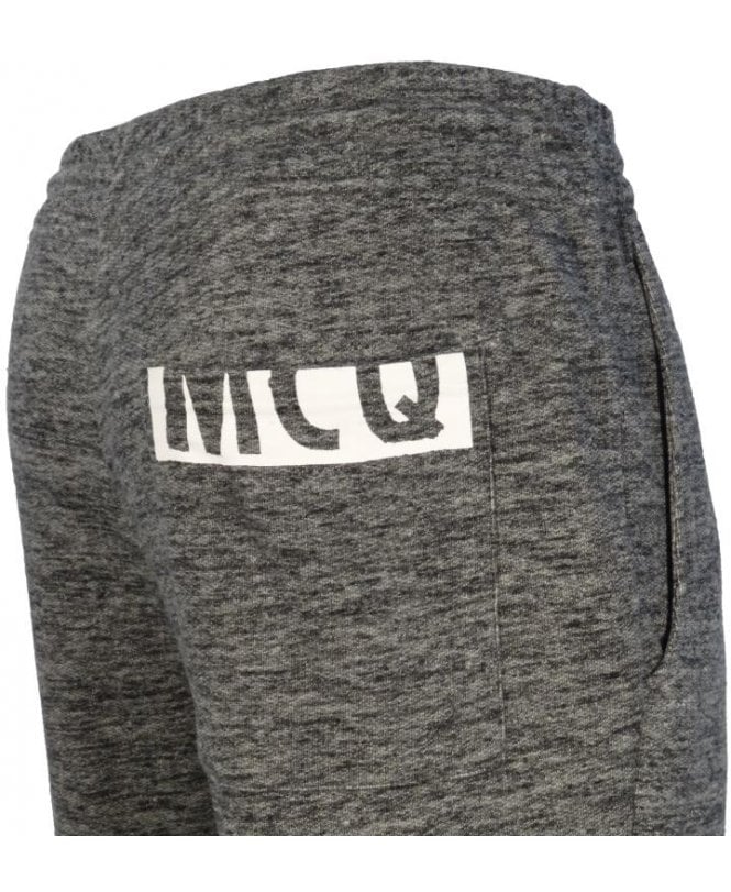 Mcq By Alexander Mcqueen Mcqueen Bottoms/joggers Marl Logo Back