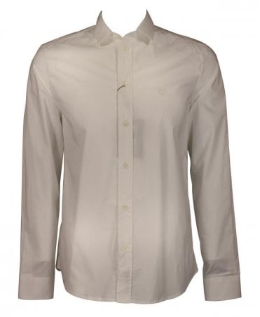 Mcqueen Poplin Shirt Cut Away Collar