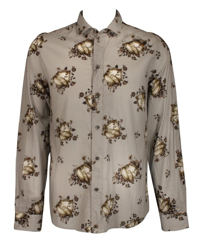 Mcq By Alexander Mcqueen Mcqueen Shirt, All Over Shield Detail