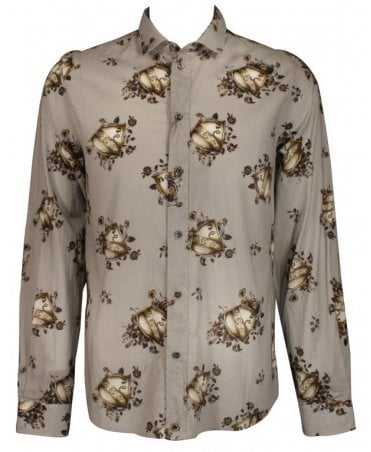 Mcqueen Shirt, All Over Shield Detail