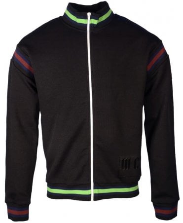 Mcqueen Top Track Style Rib Knit Trim