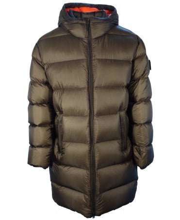 Moose Knuckles Coat Down Logo Sleeve