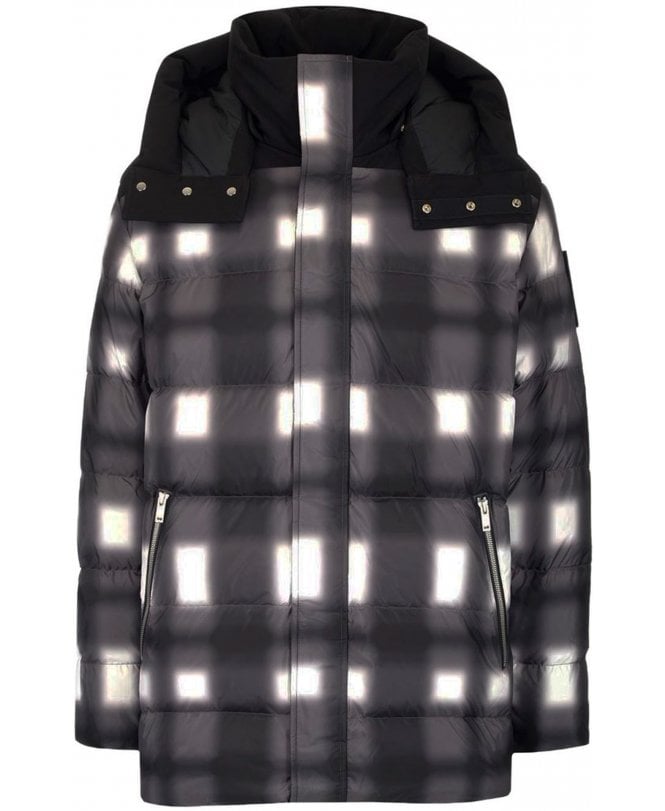 Moose Knuckles Coat Panel/check Puffa