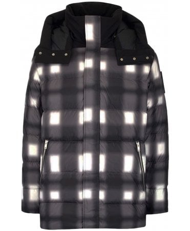 Moose Knuckles Coat Panel/check Puffa