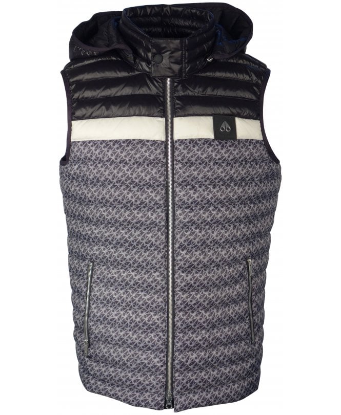 Moose Knuckles Gilet Monogram Panel