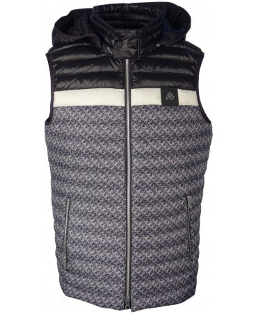 Moose Knuckles Gilet Monogram Panel