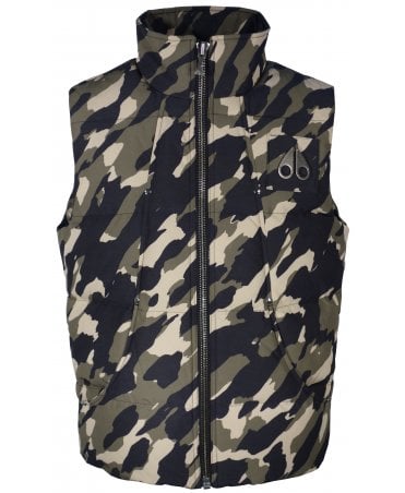 Moose Knuckles Gilet Quilted Logo Chest