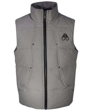 Moose Knuckles Gilet Quilted Logo Chest