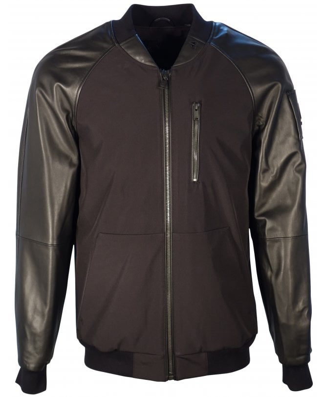 Moose Knuckles Jacket Leather Sleeves