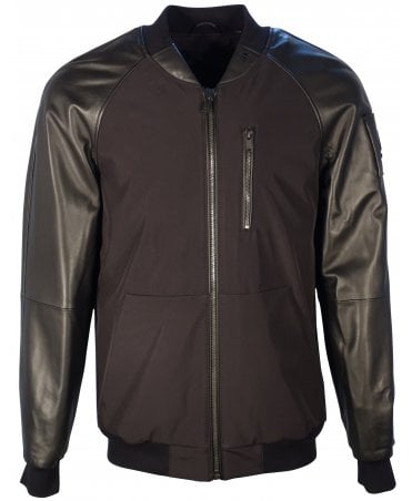 Moose Knuckles Jacket Leather Sleeves