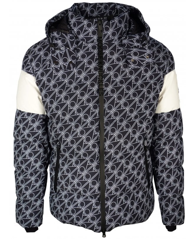 Moose Knuckles Jacket Puffa Allover Logo