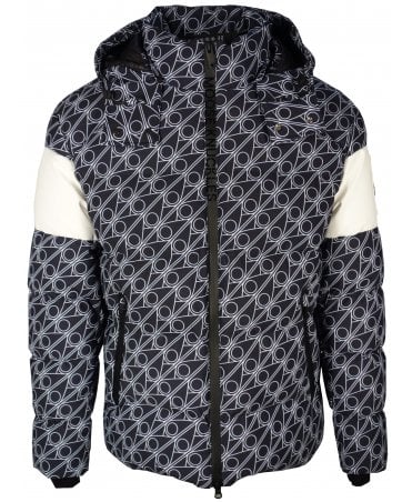 Moose Knuckles Jacket Puffa Allover Logo