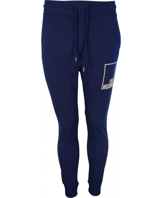 Moschino Bottoms Box Logo Applique Leg