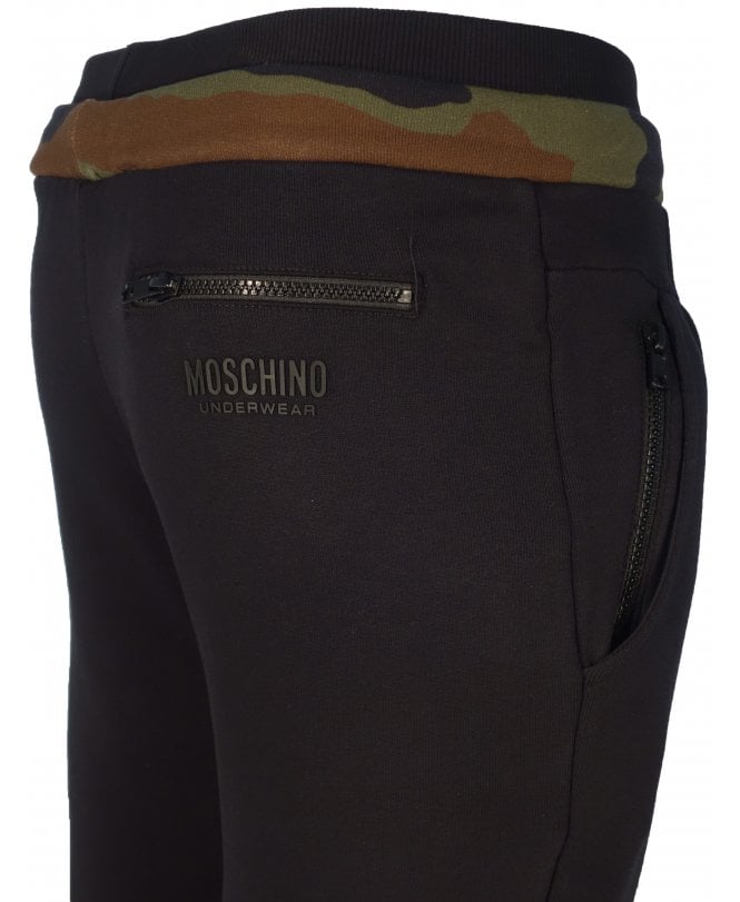 Moschino Bottoms Camo Trim Logo Back