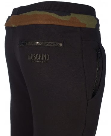 Moschino Bottoms Camo Trim Logo Back