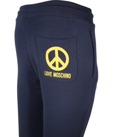 Moschino Bottoms Peace Logo Back Pocket