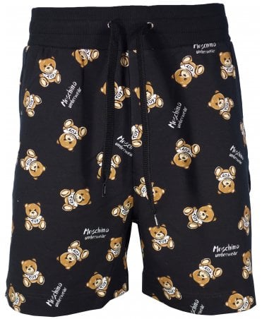 Moschino Shorts All Over Teddy Bear Logo