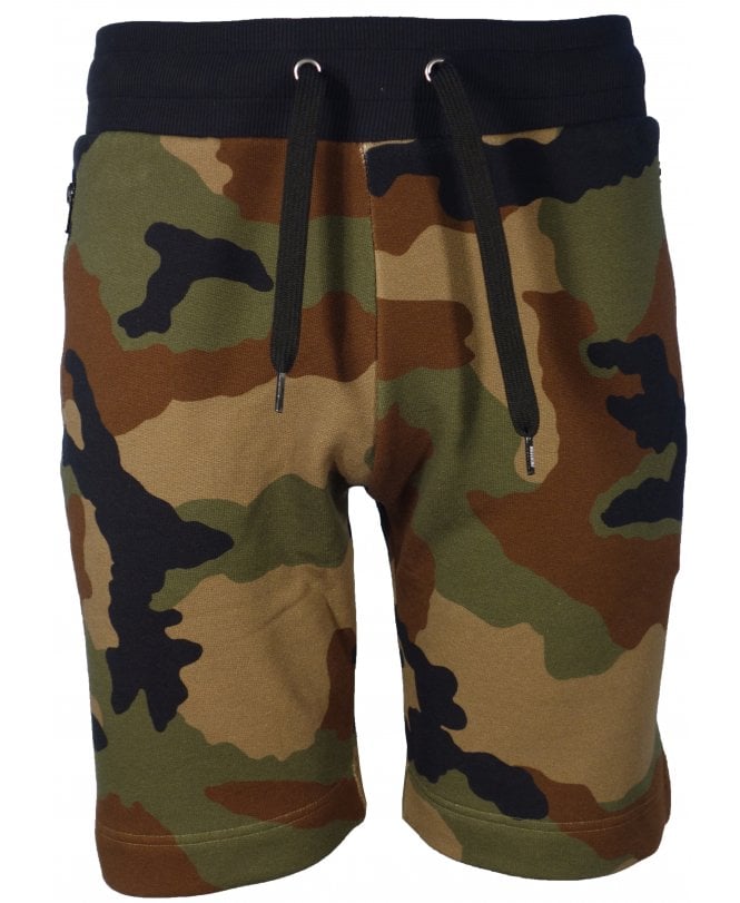 Moschino Shorts Sweat Camo Logo Back