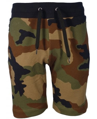 Moschino Shorts Sweat Camo Logo Back