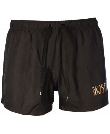 Moschino Shorts Swim Leopard Print Logo
